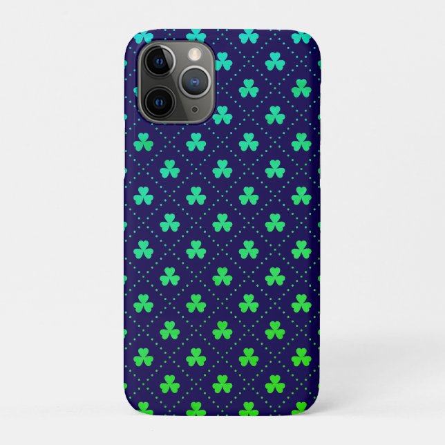 Blätter Pattern St. Patrick's Day-23223 Case-Mate iPhone Hülle (Rückseite)