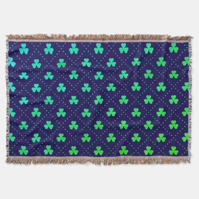 Blätter Pattern St. Patrick's Day-23223 Decke (Vorderseite)