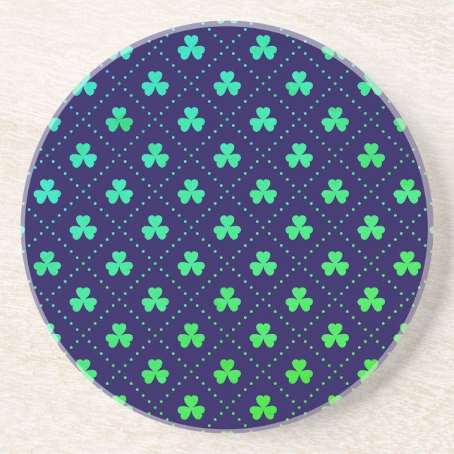 Blätter Pattern St. Patrick's Day-23223 Getränkeuntersetzer (Vorne)