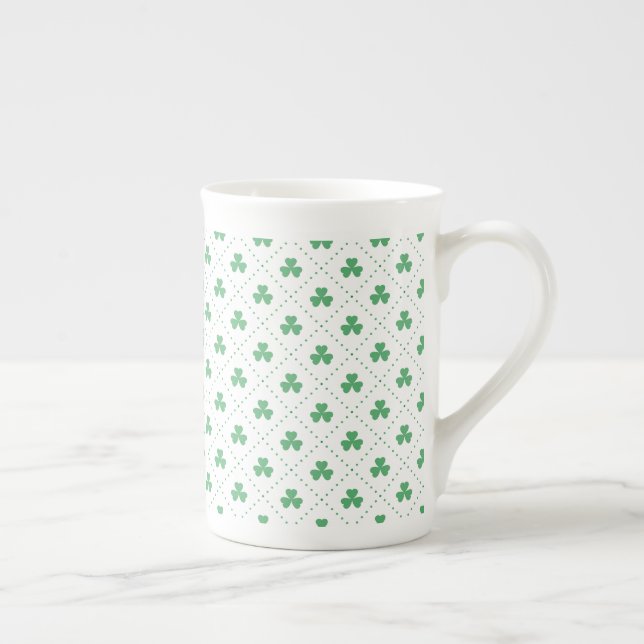 Blätter Pattern St. Patrick's Day-23223 Prozellantasse (Rechts)