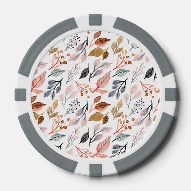 Blätter Pokerchips (Vorderseite)