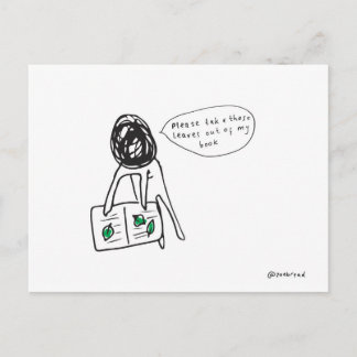 Blätter Postkarte