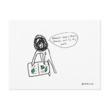 Blätter Postkarte