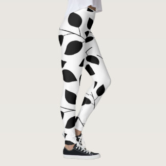Blätter Silhouette Leggings