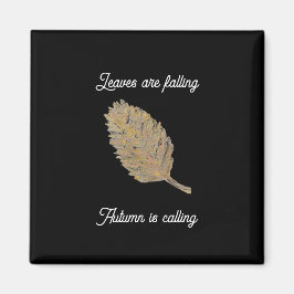 Blätter sind Fallende schwarze Magnete