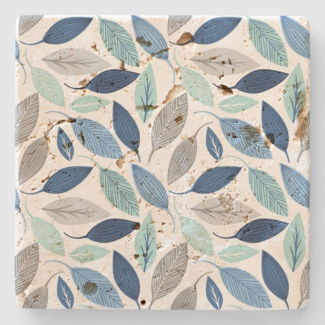 Blätter Steinuntersetzer (Vorderseite)