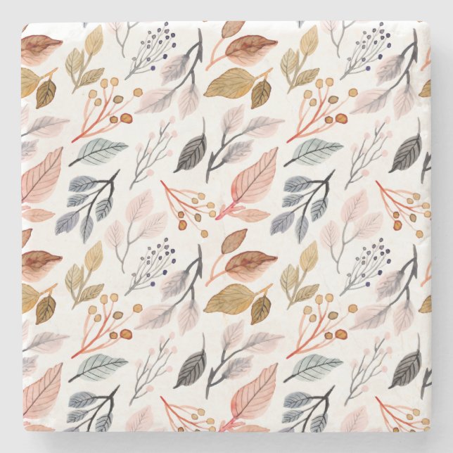 Blätter Steinuntersetzer (Vorderseite)