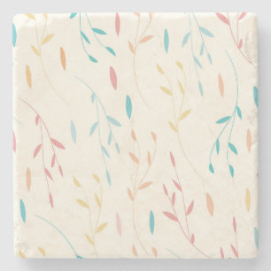 Blätter Steinuntersetzer