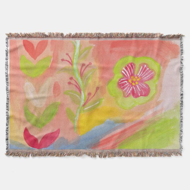 Blätter und Blume Decke (Vorderseite)