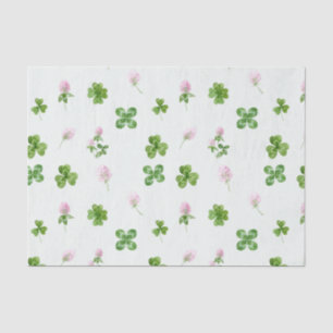 Blätter und Blume für Wasserfarben blass grün Seidenpapier