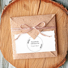 Blätter und Kleider hausgemacht mit Liebe Gummi Br Gummistempel