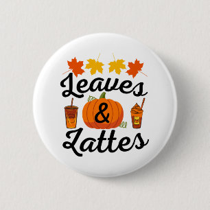 Blätter und Latte Herbst Herbst Button