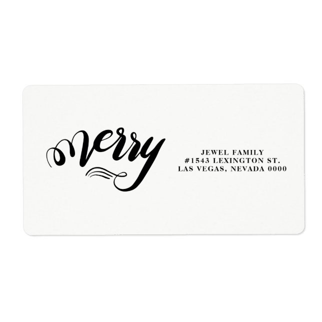 Blätter und Merry-Script-Label (Vorne)