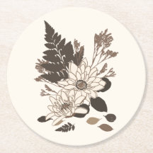 Blätter und Milchprodukte - durchsichtig auf Creme