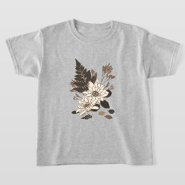 Blätter und Milchprodukte - durchsichtig auf Creme T-Shirt