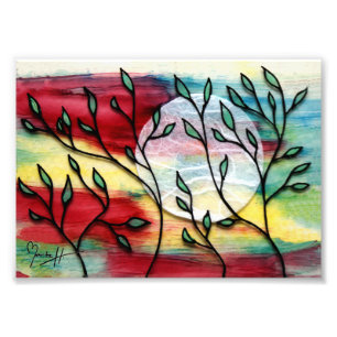 Blätter und Tinten-transparente Schichten Fotodruck