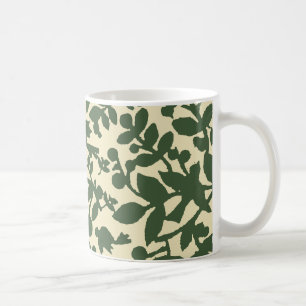 Blätter und Vögel Tasse