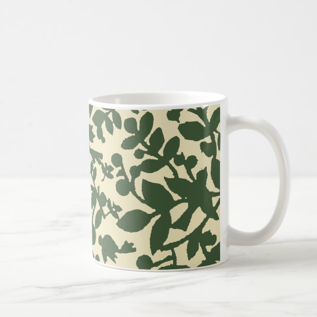 Blätter und Vögel Tasse (Rechts)