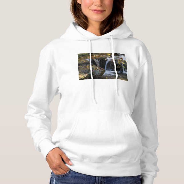 Blätter und Wasserfälle Hoodie (Vorderseite)