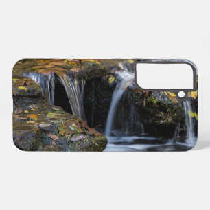 Blätter und Wasserfälle Samsung Galaxy Fall Hülle