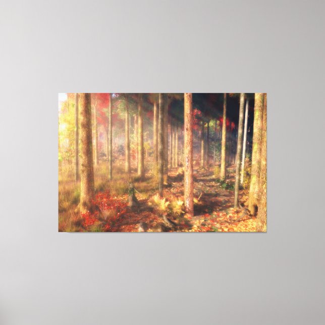 Blätter von Canvas Leinwanddruck (Vorderseite)