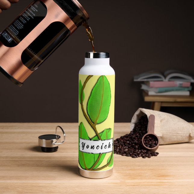 Blätter von Kenneth Yoncich Trinkflasche (Kaffee)