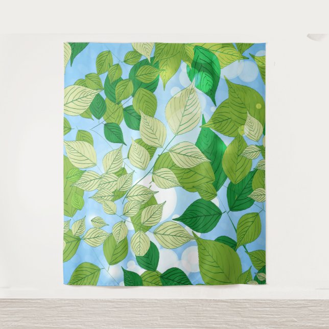 Blätter Wandteppich (Vorderseite)