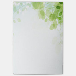 Blätter Wasserfarbe Post-it Klebezettel