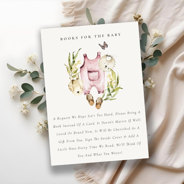 Blätterteigtuchbücher für Babydusche Begleitkarte (Von Creator hochgeladen)