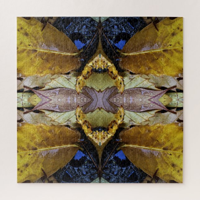 Blattfisch Puzzle (Vertikal)