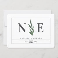 Blattfloralflora Save the Date