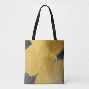 Blattgold, abstraktes schwarzes Design