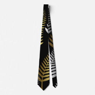 Blattgold Silber Neck Tie Krawatte