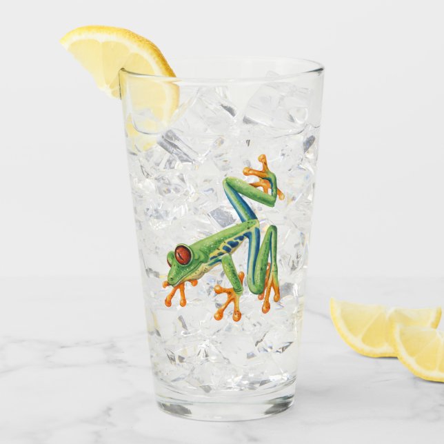 Blattgrün Glas (Vorderseite Ice)