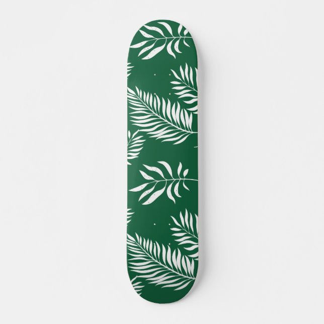 Blattmuster 12 skateboard (Vorne)