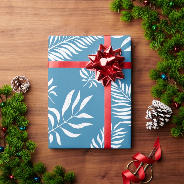 Blattmuster 13 geschenkpapier (Feiertagsgeschenk)