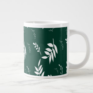 Blattmuster Jumbo-Tasse