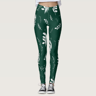Blattmuster Leggings