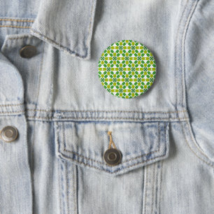 Blattmuster, Muster aus Blättern, grüne Blätter Button