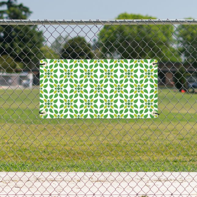 Blattmuster, Muster von Blätter, grüne Blätter Banner (Insitu)