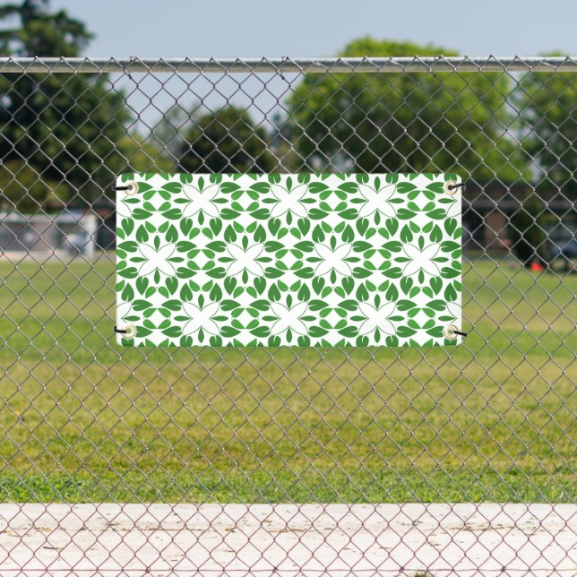 Blattmuster, Muster von Blätter, grüne Blätter Banner (Insitu)