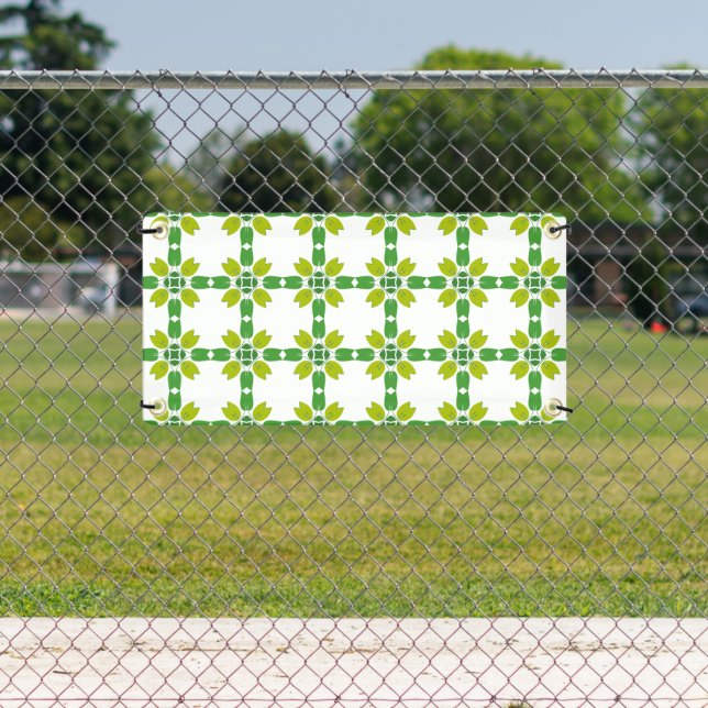 Blattmuster, Muster von Blätter, grüne Blätter Banner (Insitu)