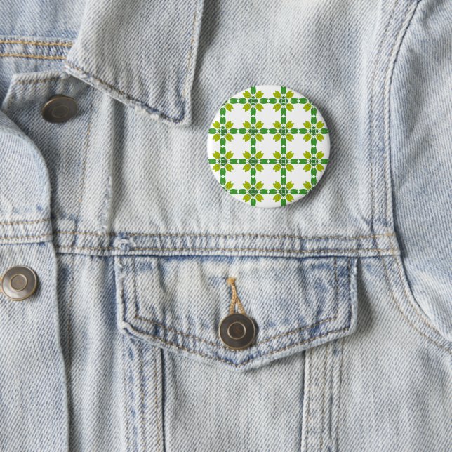 Blattmuster, Muster von Blätter, grüne Blätter Button (Beispiel)