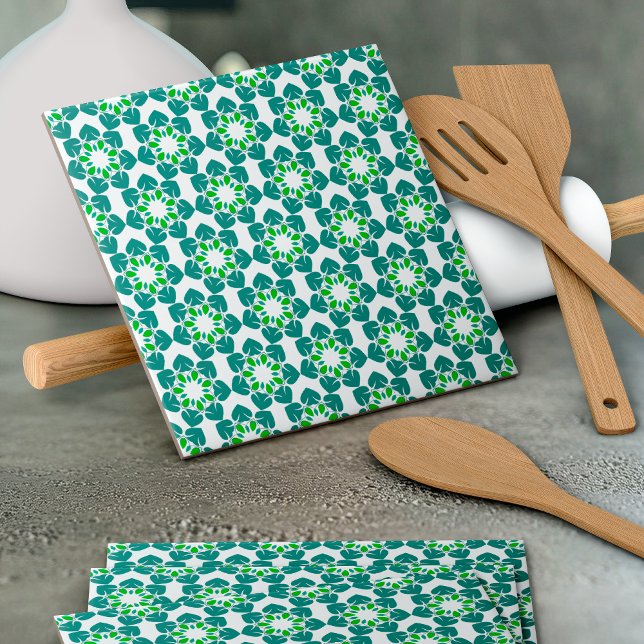 Blattmuster, Muster von Blätter, grüne Blätter Fliese (Von Creator hochgeladen)