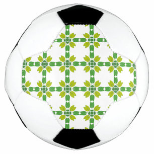 Blattmuster, Muster von Blätter, grüne Blätter Fußball