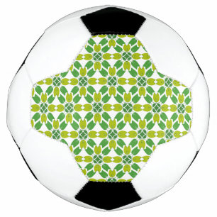 Blattmuster, Muster von Blätter, grüne Blätter Fußball