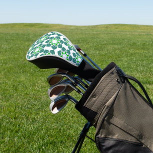 Blattmuster, Muster von Blätter, grüne Blätter Golf Headcover