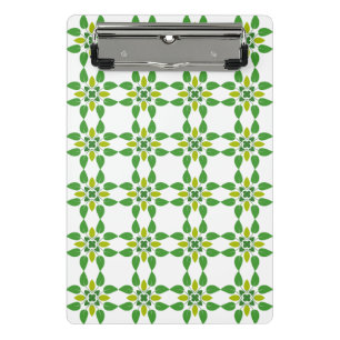 Blattmuster, Muster von Blätter, grüne Blätter Mini Klemmbrett