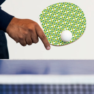 Blattmuster, Muster von Blätter, grüne Blätter Tischtennis Schläger