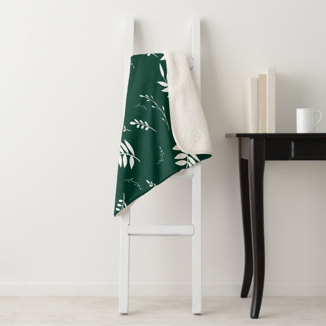 Blattmuster Sherpadecke (Beispiel)